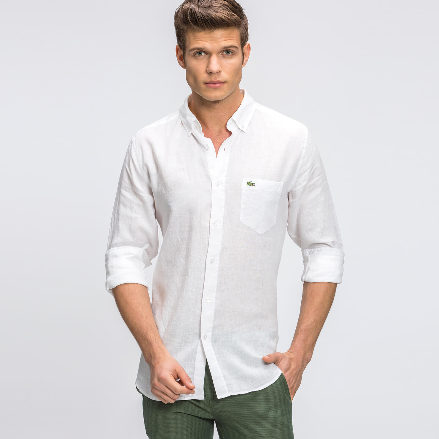 Мужские рубашки каталог. Лакост рубашка мужская f8457. Белая рубашка лакоста мужская. Lacoste рубашка мужская белая. Lacoste f5182 рубашка.